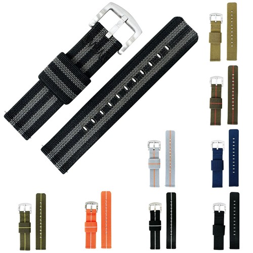 Watch strap elastic nylon band - strap,