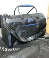 Versace Parfums Black Sports Bag / Travel / Weekend/ College / Gym / Executive