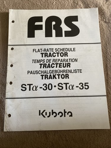 Kubota tractor sta - tractor, flat