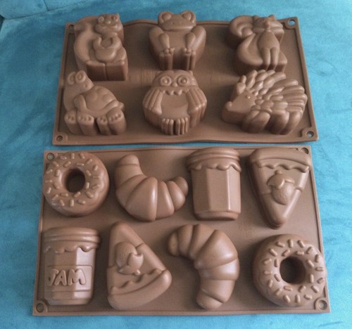 Silicone mould owl - silicone, frog