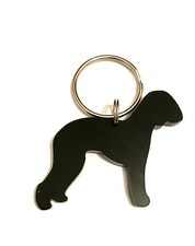Bedlington Terrier Dog Keyring Keychain Bag Charm Gift
