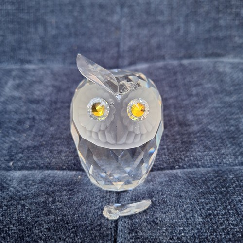 Damaged large swarovski - damaged,