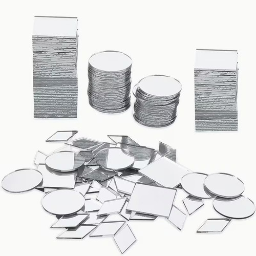 120pc mirror mosaic tiles - mirror,