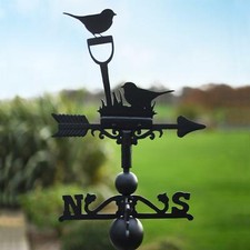 Cast Iron & Steel Robin Weathervane