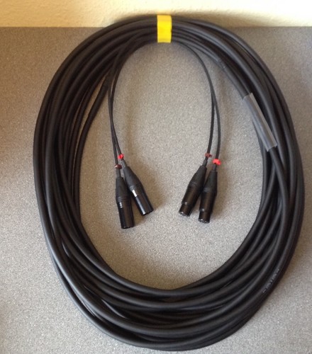 Way xlr loom 20m black - 20m, &