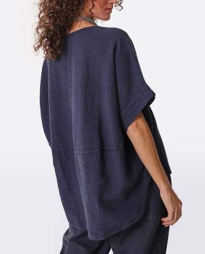 Navy new oska blouse size - navy,