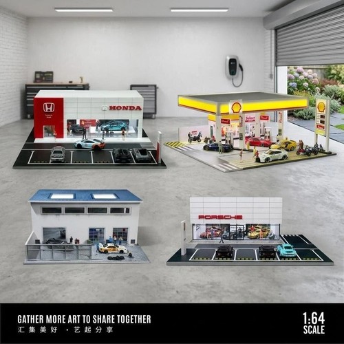 Diorama scale city garage - 1:64,