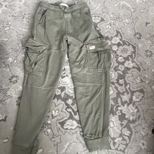 ZARA BOYS’ GREN KHAKI CARGO JOGGERS 10 YEARS