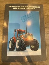 Fiatagri F100 F115 F130 F140 Fiat Vintage Brochure