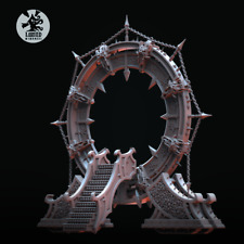 Tabletop wargame chaos terrain bundle  gate, screaming stone and execution posts