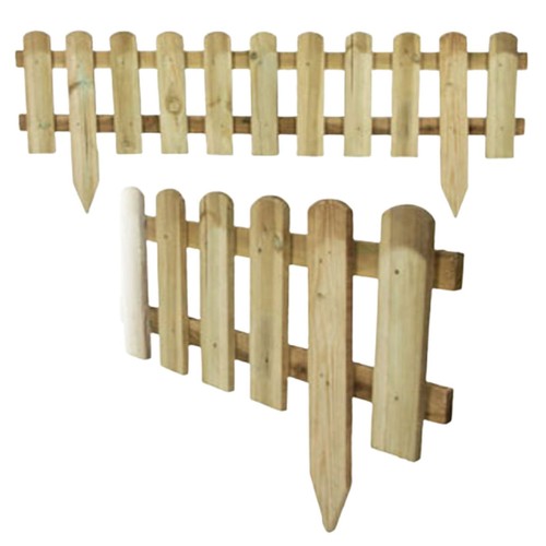 Wooden picket fence garden - fence,