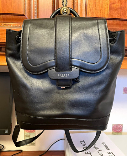 Radley black leather devonport - black,