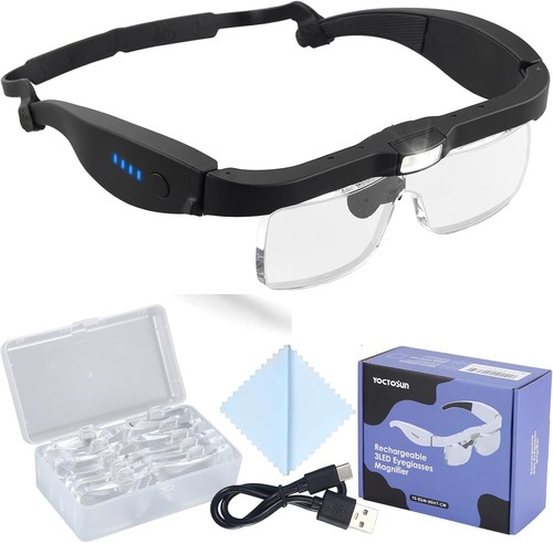 Lens head mounted magnifier - lens, head-mounted