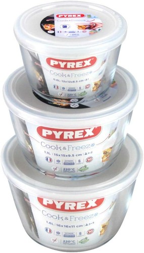 Pyrex cook freeze round - freeze,
