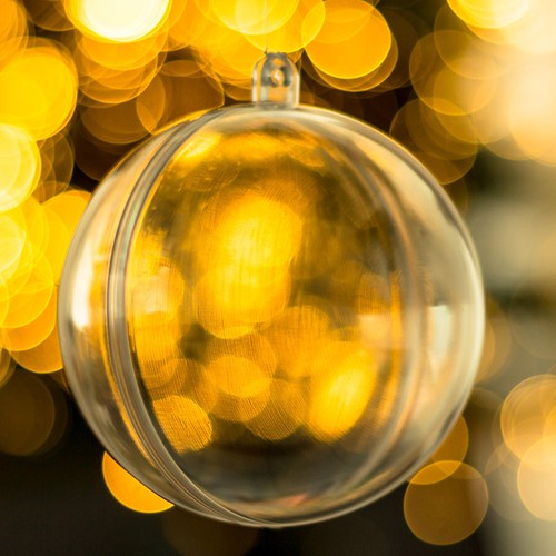Transparent ball christmas - 1x,