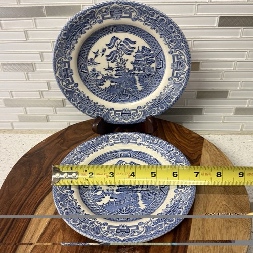 Vintage blue willow - vintage, 7”