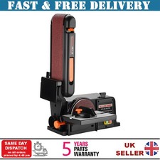 650W Electric Belt Disc Sander Linisher Heavy Duty 230V w/ Cast Base 2 in1 650W