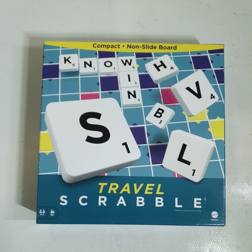 Mattel games scrabble travel - games,