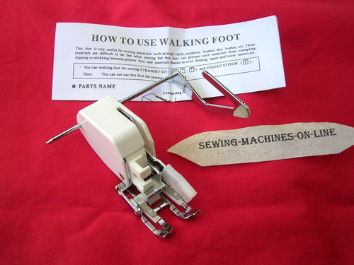 Sewing machine open - sewing, toe