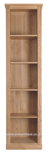 Solid oak desk bookcase - solid,