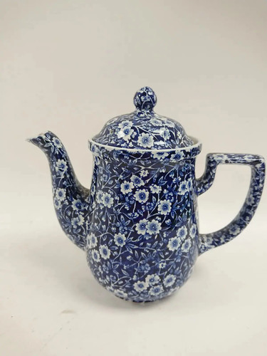Burleigh ironstone blue floral - ironstone,