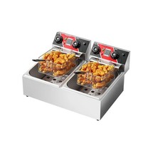 220V Commercial Single-cylinder and Double-cylinder Electric Skewered Fryer