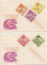 Cuba 1965 Fdc x 2 RARE