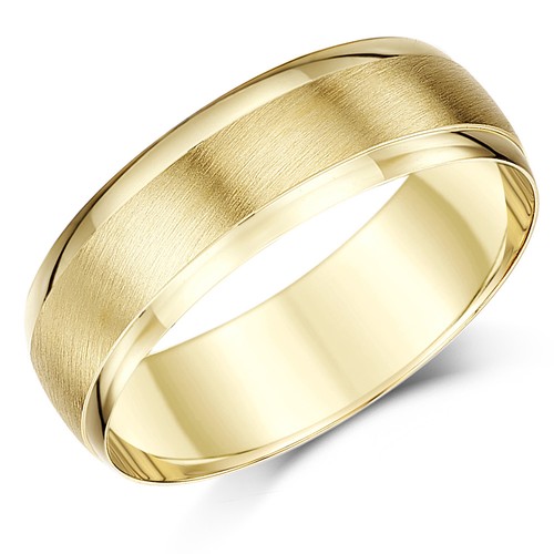 9ct yellow gold textured - yellow,