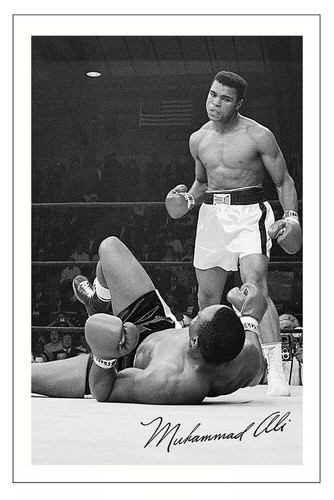 Muhammad ali signed autograph - ali,