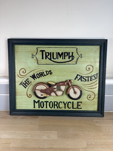 Vintage wooden triumph - vintage,