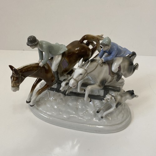 Grafenthal porcelain fox - , hunt