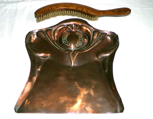 Vintage art nouveau copper - art,