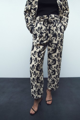 New zara animal print paperbag - zara,