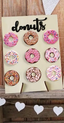 Donut doughnut wall stand - wall,