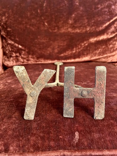 Antique wrought iron branding - antique,