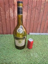 Martell Cognac Extra Large 3.78L Green Glass Piggy Bank with cap EMPTY Bottle