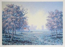 Mick Durrant, Water Meadow I, Lithograph, Signed titled and numbered in pencil