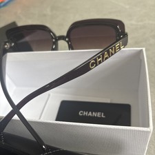 Channel Sunglasses Brown Frame