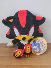 SONIC THE HEDGEHOG SHADOW 8" INCH SOFT PLUSH TOY DOLL JAKKS PACIFIC *BNWT* RARE!
