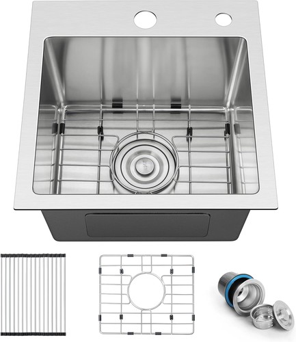 Inch kitchen bar sink - 15×15,