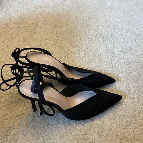 Zara black shoes - black, size