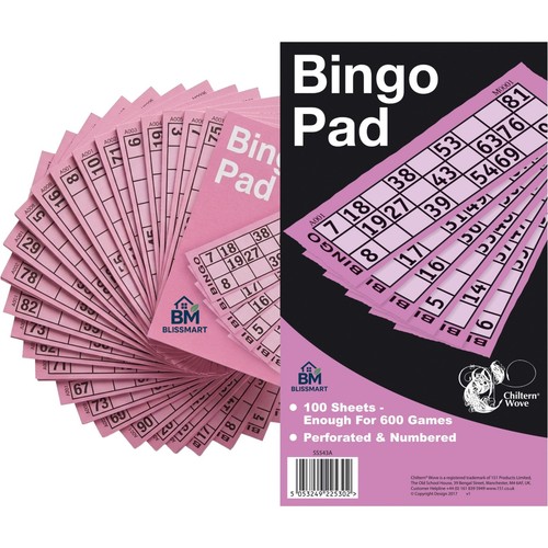 600 bingo game - 600, ticket