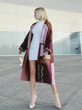 Zara Patchwork Embroidered Quilted Long Light Jacket /Coat Oversize Xs-S RRP£119