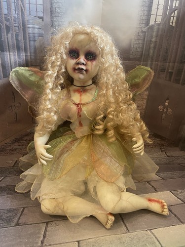 Ooak creepy horror fairy - creepy,