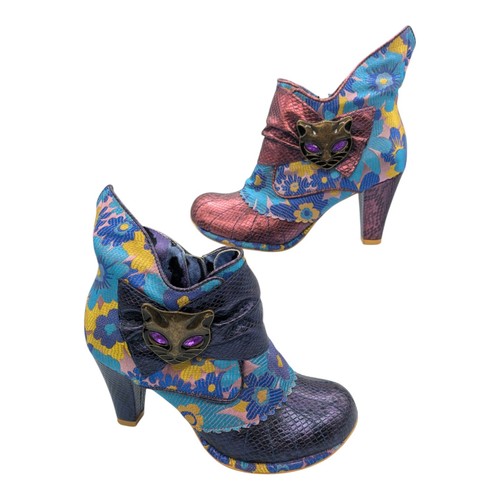 Irregular choice miaow ankle - 'miaow',