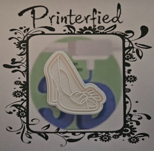 High heel cookie press - high,