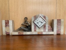 Art Deco Clock Garniture –