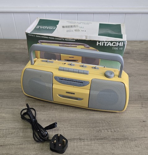 Hitachi trk portable stereo - trk-10,