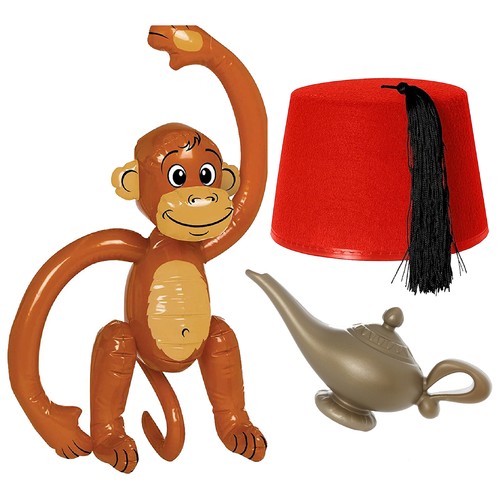 Aladdin costume magic lamp - aladdin, fez