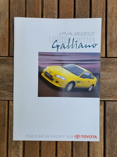 Toyota paseo galliano limited - galliano, (limited